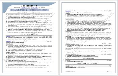 Resume example 2024, resume design 2024 by https://www.market-connections.net
Jobseeker 14